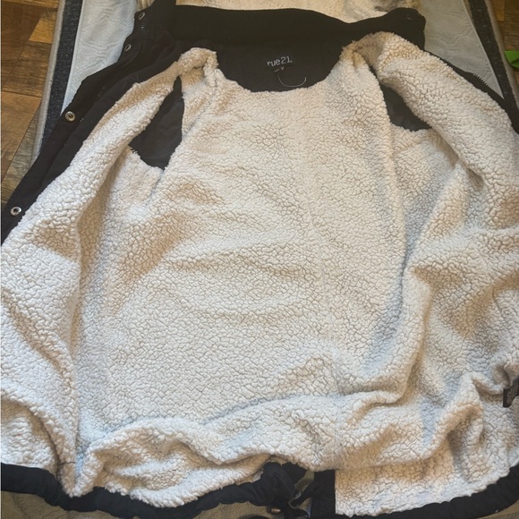 🤑Rue21 Sherpa Lined Coat Size Small - Picture 4 of 6
